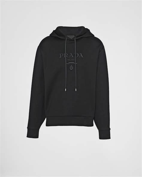 green prada hoodie|Prada cropped hoodie.